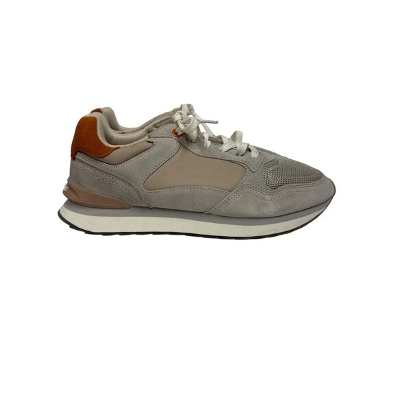 Hoff Women's Sneakers Louisville Lace Up Suede Tan Athletic EU 38 US 7.5 READ - Picture 1 of 9